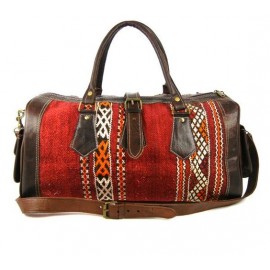 Genuine leather travel bag...