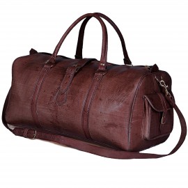 Borsa da viaggio in vera pelle