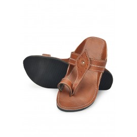 Sandale en cuir naturel...