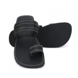 Sandale en cuir naturel...