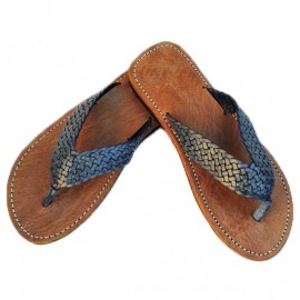 Naturledersandalen