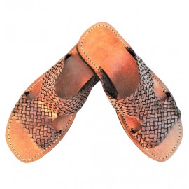 Naturleder sandalen