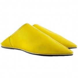Babouche pointu en cuir