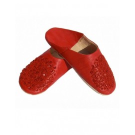 genuine leather slipper