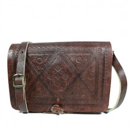 Sac a bandoulière Marron en...