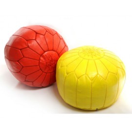 Ensemble de deux poufs en...