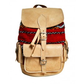 Marokko Echtleder Rucksack