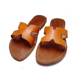 Sandale artisanale en cuir...