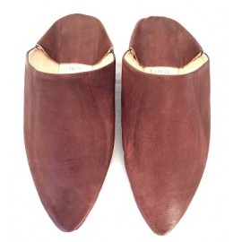 Babouche Marron homme