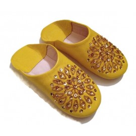 Yellow woman slipper