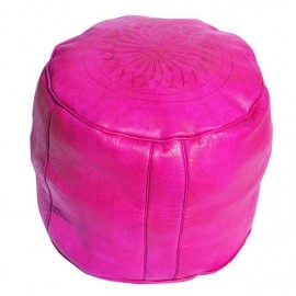 Tabouret Rose en vrai cuir...
