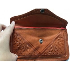 Brieftasche aus echtem Leder