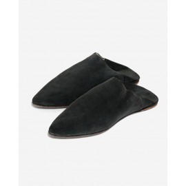 Babouche en vrai cuir...