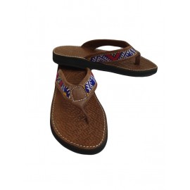Äkta läder och kilim sandal