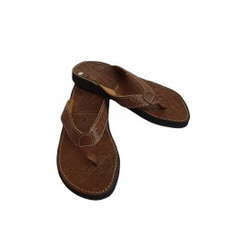 Sandale en cuir unique