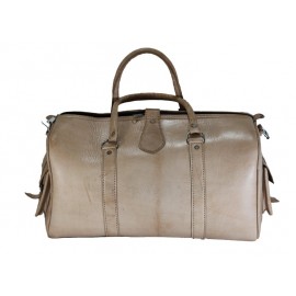 Handcrafted leather travel bag