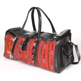 Echtleder Reisetasche mit...